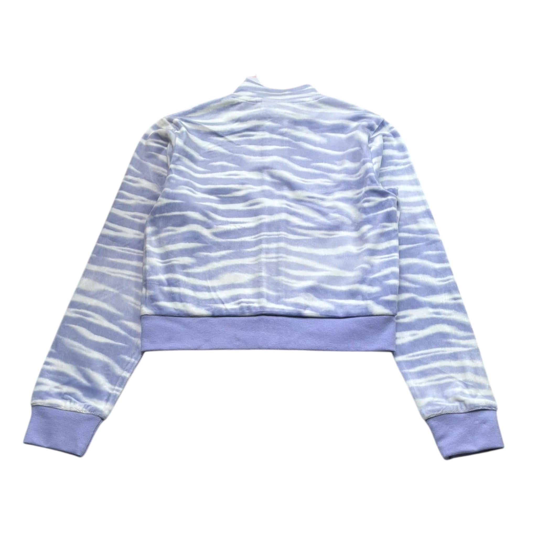 Juicy Couture Felpa Tinta Unita con Zip E Fantasia Zebrata per Bambina JBX6521 LILLA JUICY COUTURE 