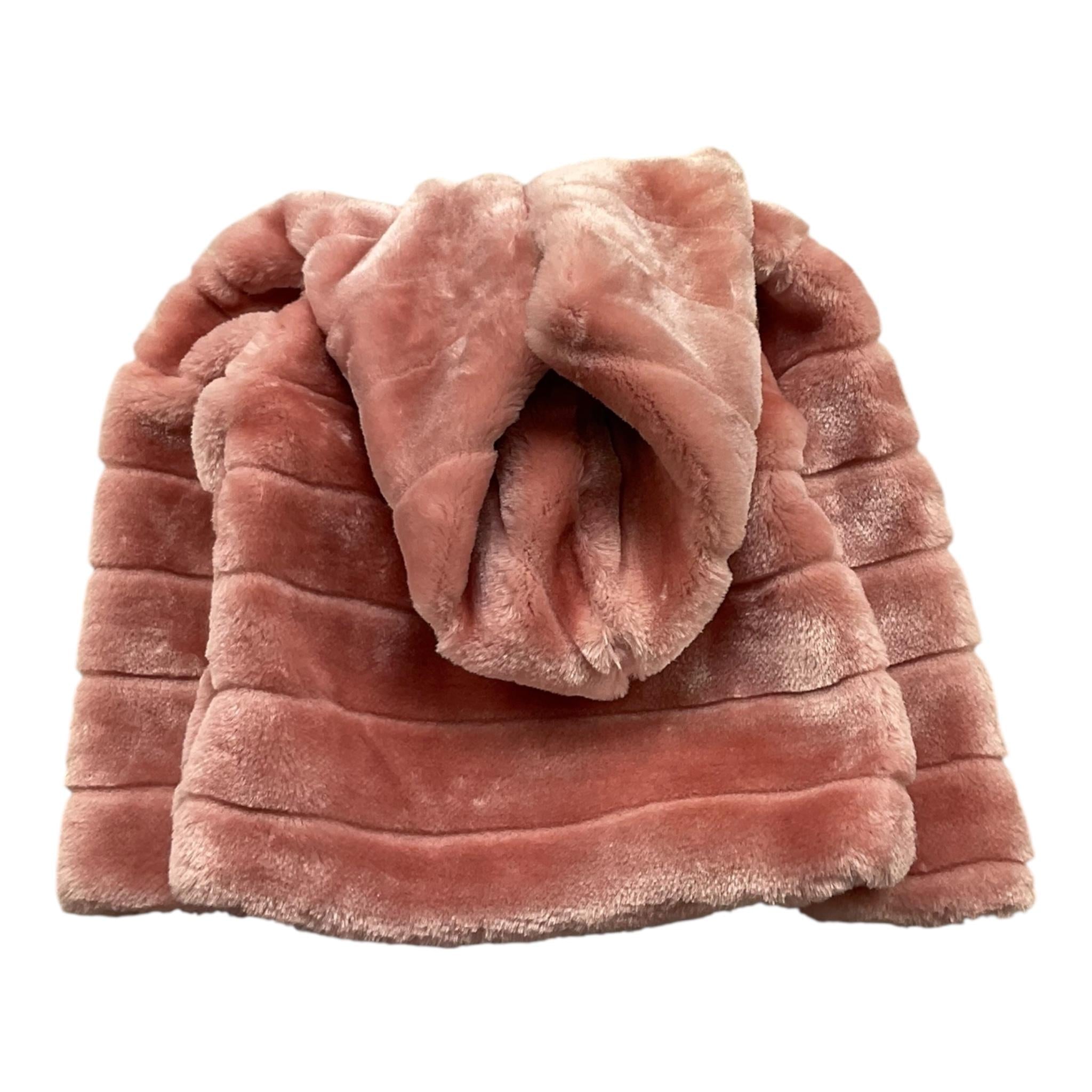 MY TIMES pellicce tinta unita con zip e cappuccio Rosa per Neonata 825 ROSA MY TIMES 