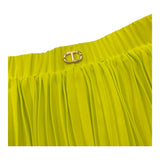 Twinset Gonna Tinta Unita con Balze per Bambina 251GJ2QQ5 GIALLO FLUO TWINSET 