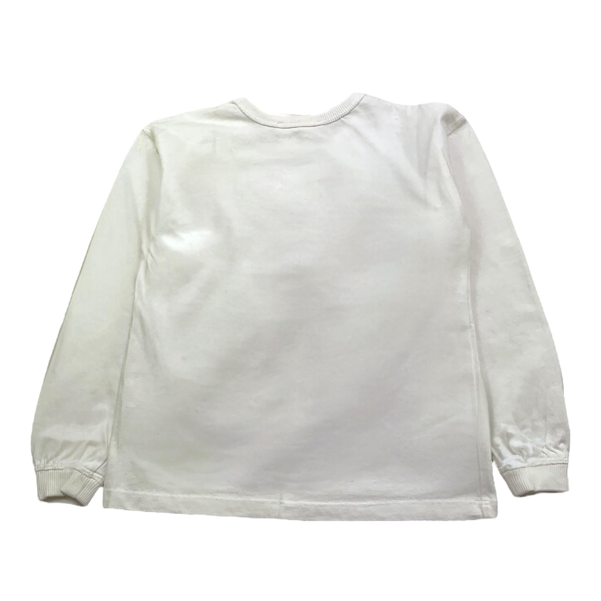 ZHOE & TOBIAH shirt girocollo tinta unita con stampa Bianco per Bambino BSS7 BIANCO ZHOE & TOBIAH 