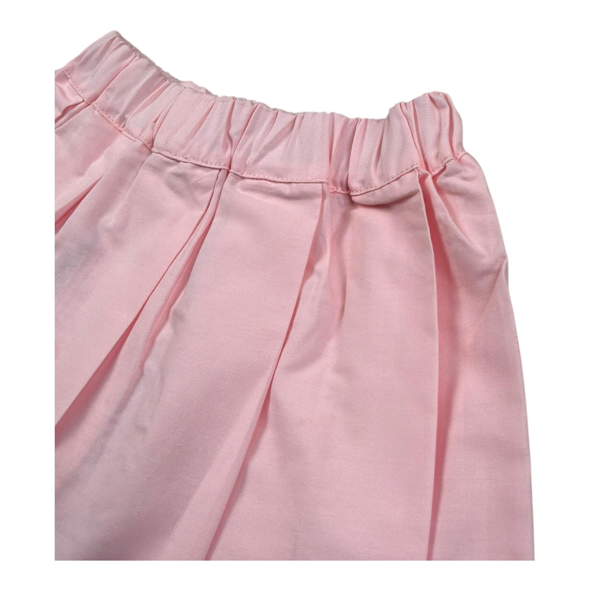 J.O. Milano Gonna Tinta Unita con Elastico In Vita per Neonata 572F1 ROSA J.O. MILANO 