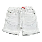 Diesel Bermuda In Denim Tinta Unita Girovita Regolabile per Neonato K00362 BIANCO DIESEL 
