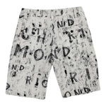 John Richmond Bermuda Tinta Unita Logato per Bambino RBO24168BE BIANCO JOHN RICHMOND 