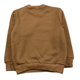 DANIELE ALESSANDRINI felpa girocollo tinta unita con stampa Beige per Bambino 1231F00103XXX BEIGE DANIELE ALESSANDRINI 