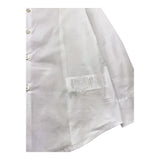 Manuel Ritz Camicia Manica Lunga Tinta Unita con Logo per Bambino MR2900 BIANCO MANUEL RITZ 