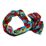 Carlotta Vindice Completo 2 Pezzi Top-Pantalone E Bandana Blu per Bambina SCPTT4J BLU CARLOTTA VINDICE 