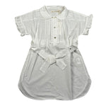 Zhoe & Tobiah Abito Giromanica Tinta Unita per Neonata RTT7F BIANCO ZHOE & TOBIAH 