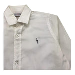 CESARE PACIOTTI camicia manica lunga tinta unita cn ricamo logo Bianco per Bambino CMP2322B BIANCO CESARE PACIOTTI 