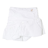 Miss Blumarine Gonna Tinta Unita con Zip per Bambina IA4083 BIANCO MISS BLUMARINE 