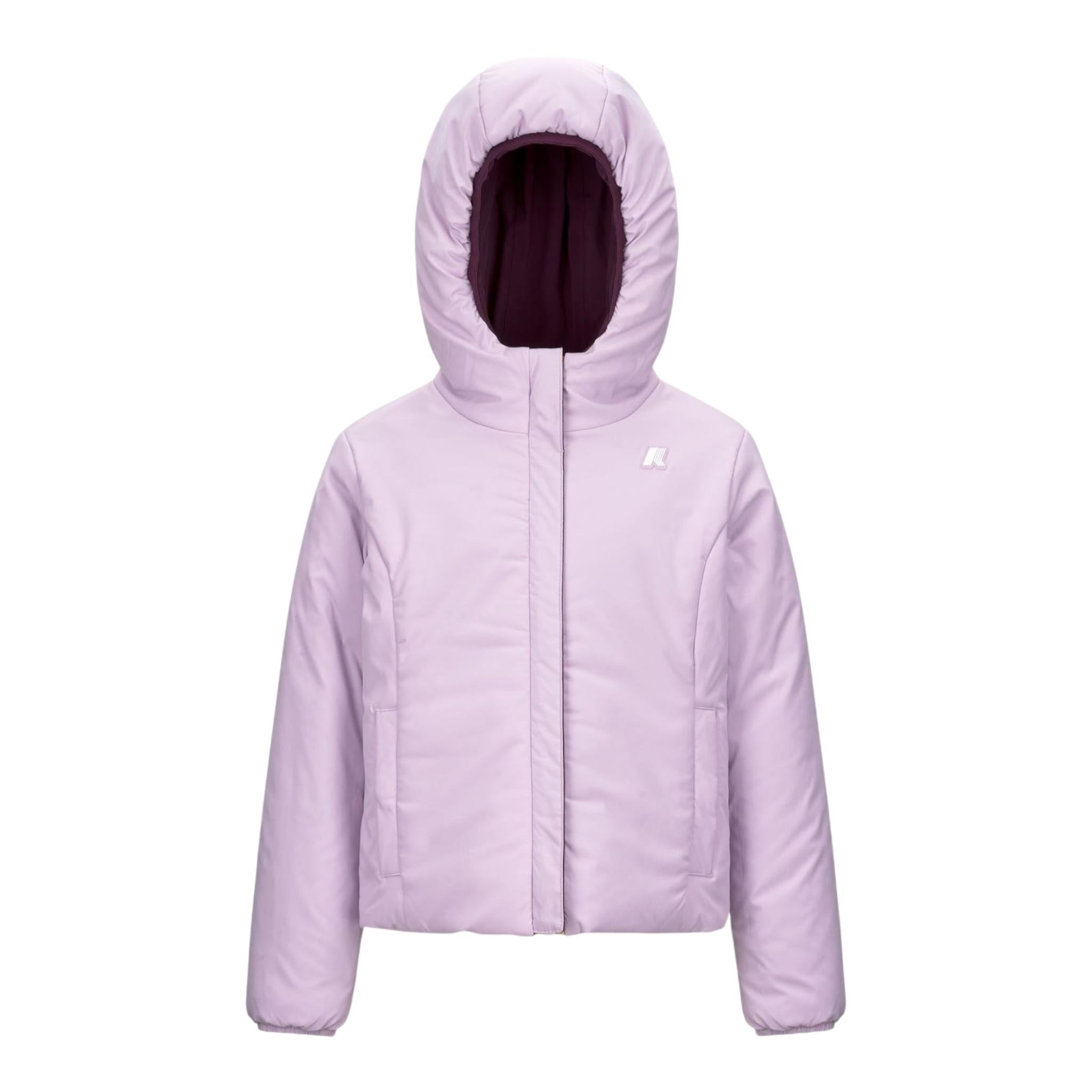 K-WAY giubbino bicolore reversibile  Bordeaux/lilla per Neonata K71338WXX BORDEAUX/LILLA K-WAY 