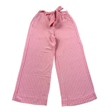 Lalalu‘ Palazzo-Hose, einfarbig, rosa gestreift, für Mädchen