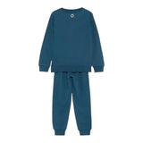 TRUSSARDI completo 2pz felpa-pantalone tinta unita Blu per Neonato TIA24121CFXX BLU TRUSSARDI 