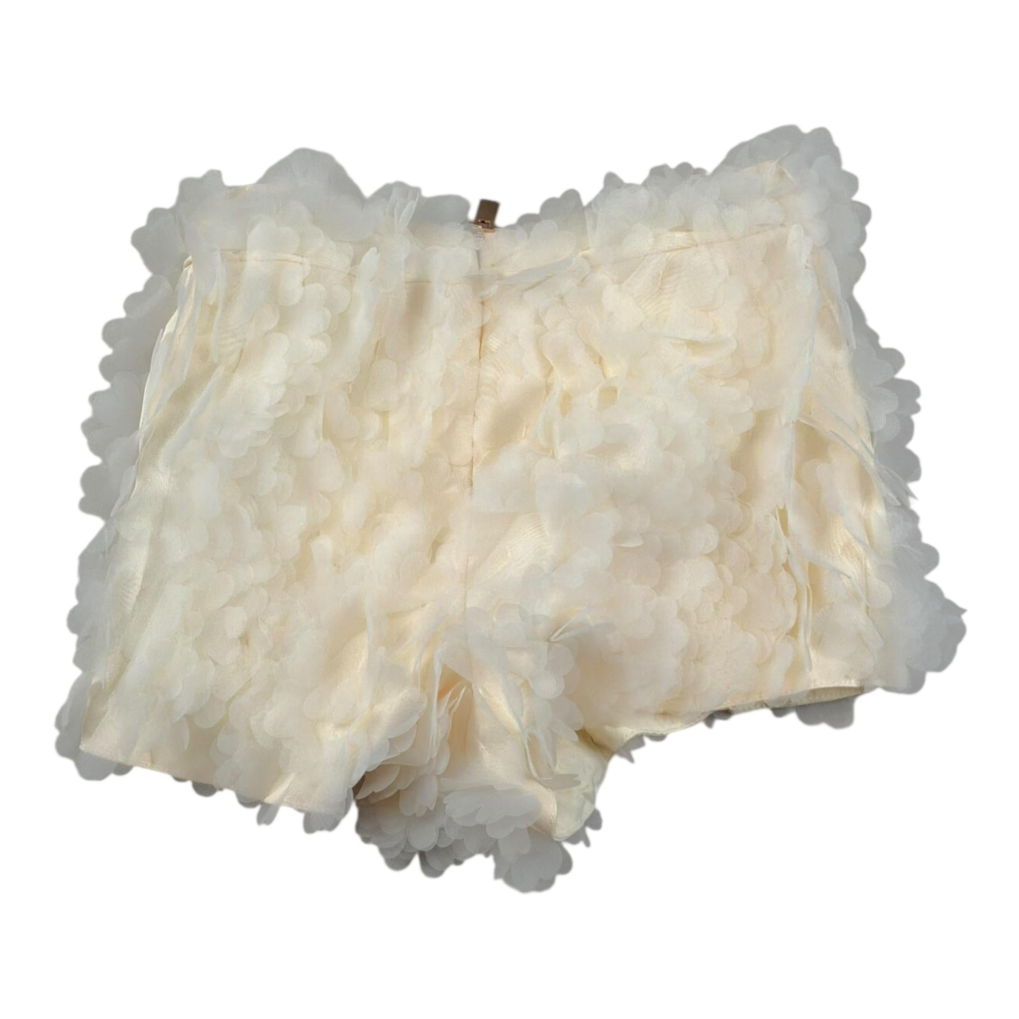 Fun & Fun Short Tinta Unita con Applicazioni Tulle per Neonata FNCBSO01048XN AVORIO FUN & FUN 