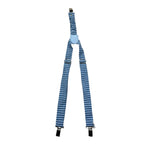 Le Bebe' Bretelle Tinta Unita con Fantasia A Righe per Neonato LBB5361 BLU LE BEBE' 