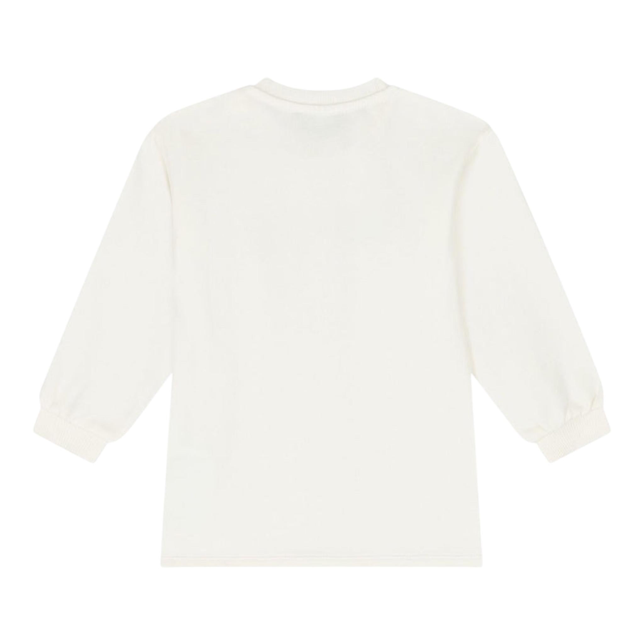 MOSCHINO abito felpa girocollo tinta unita con stampa Bianco per Neonata MDV0BNXX BIANCO MOSCHINO 