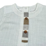 Babyvip Camicia Tinta Unita con Bottoni per Neonato T1301 BIANCO BABYVIP 