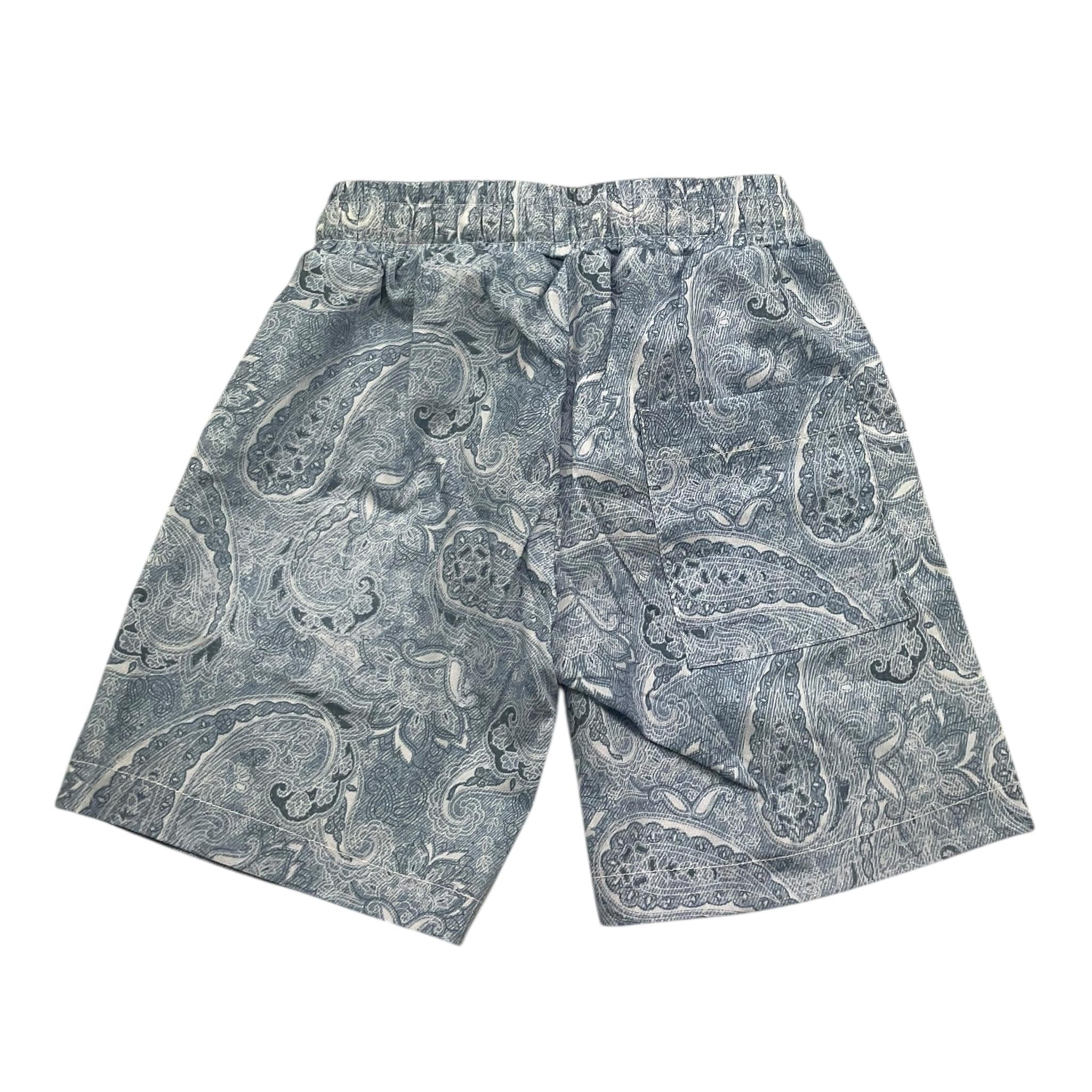 M+E' Bermuda Tinta Unita con Stampa Fantasia per Neonato UEM0530N AZZURRO M+E' 