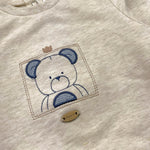 MAYORAL completo 2pz felpa-pantalone bicolore Beige/blu per Neonato DJDO BEIGE/BLU MAYORAL 