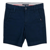 Tommy Hilfiger Bermuda Tinta Unita con Girovita Regolabile per Bambino KB0KB09641XX BLU TOMMY HILFIGER 