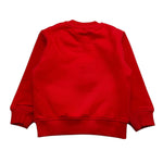 ZU+ELEMENTS felpa girocollo tinta unita con stampa Rosso per Bambino ZU2822J ROSSO ZU+ELEMENTS 
