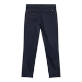 Tommy Hilfiger Pantalone tinta unita con Girovita Regolabile Blu per Bambino KB0KB08609T BLU TOMMY HILFIGER 