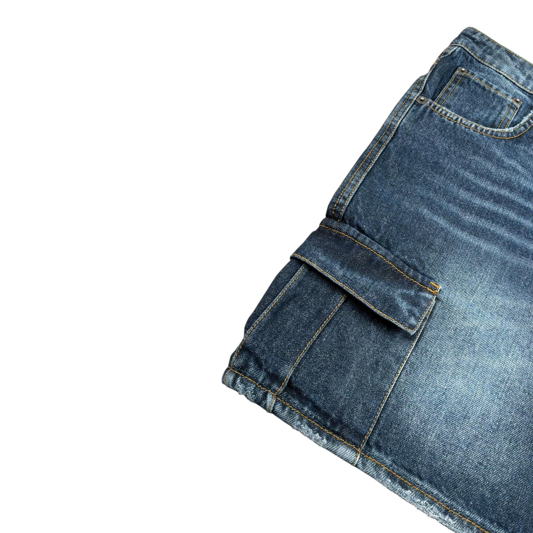 Patriot Bermuda In Denim Tinta Unita con Tasconi per Bambino PJ5S2SPCK42X BLU PATRIOT 