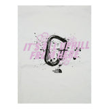 The North Face T-Shirt Girocollo Tinta Unita con Stampa per Bambina NF0A8AXFFN41XS BIANCO THE NORTH FACE 