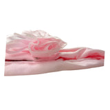 Ninnaoh Einfarbiges Stirnband mit rosa Tüll für Neugeborene