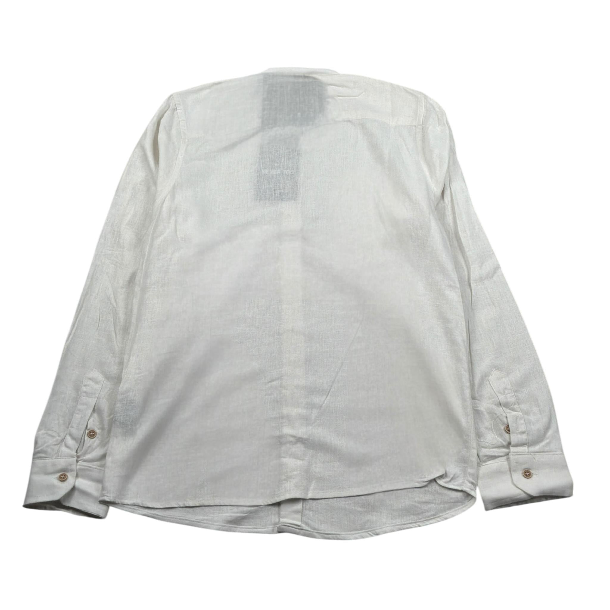 Never Too Camicia Manica Lunga tinta unita Collo Coreano Panna per Bambino 1988 PANNA NEVER TOO 