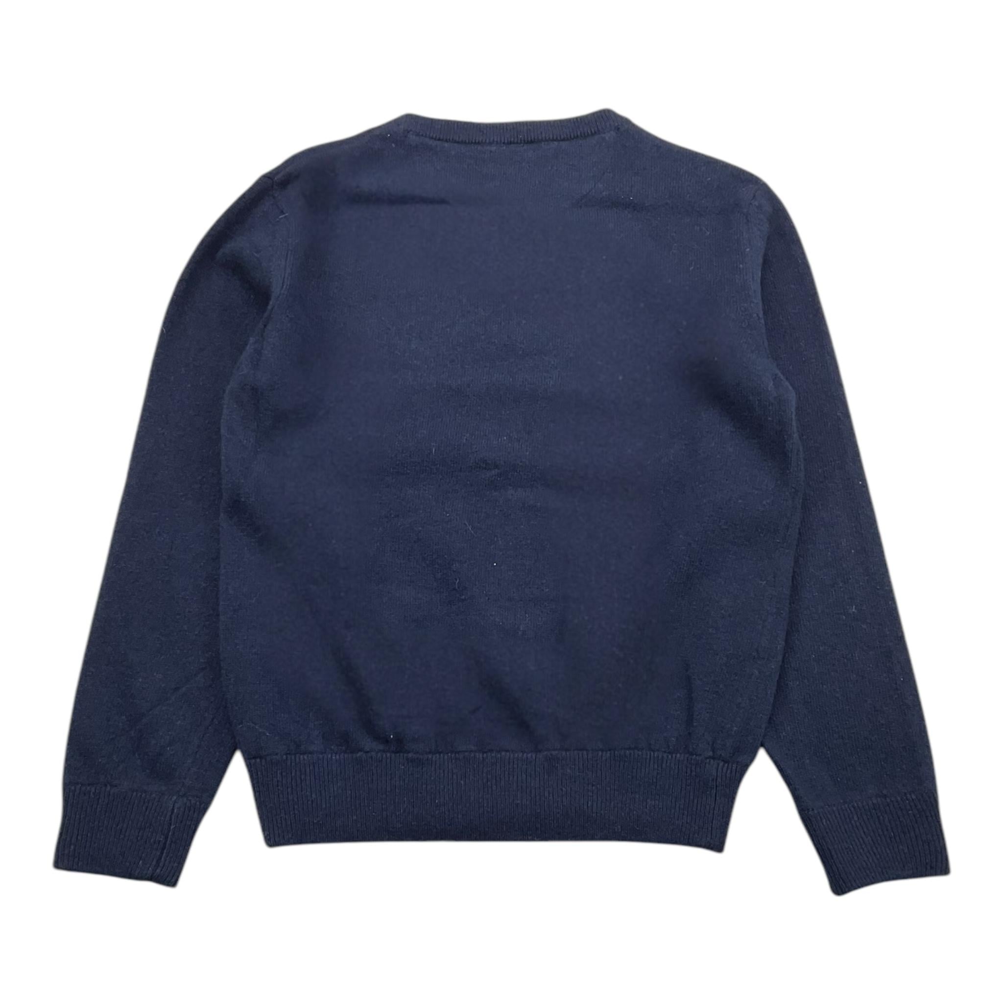 SAINT BARTH maglia tinta unita girocollo con logo Blu per Bambino NIX0003 BLU SAINT BARTH 