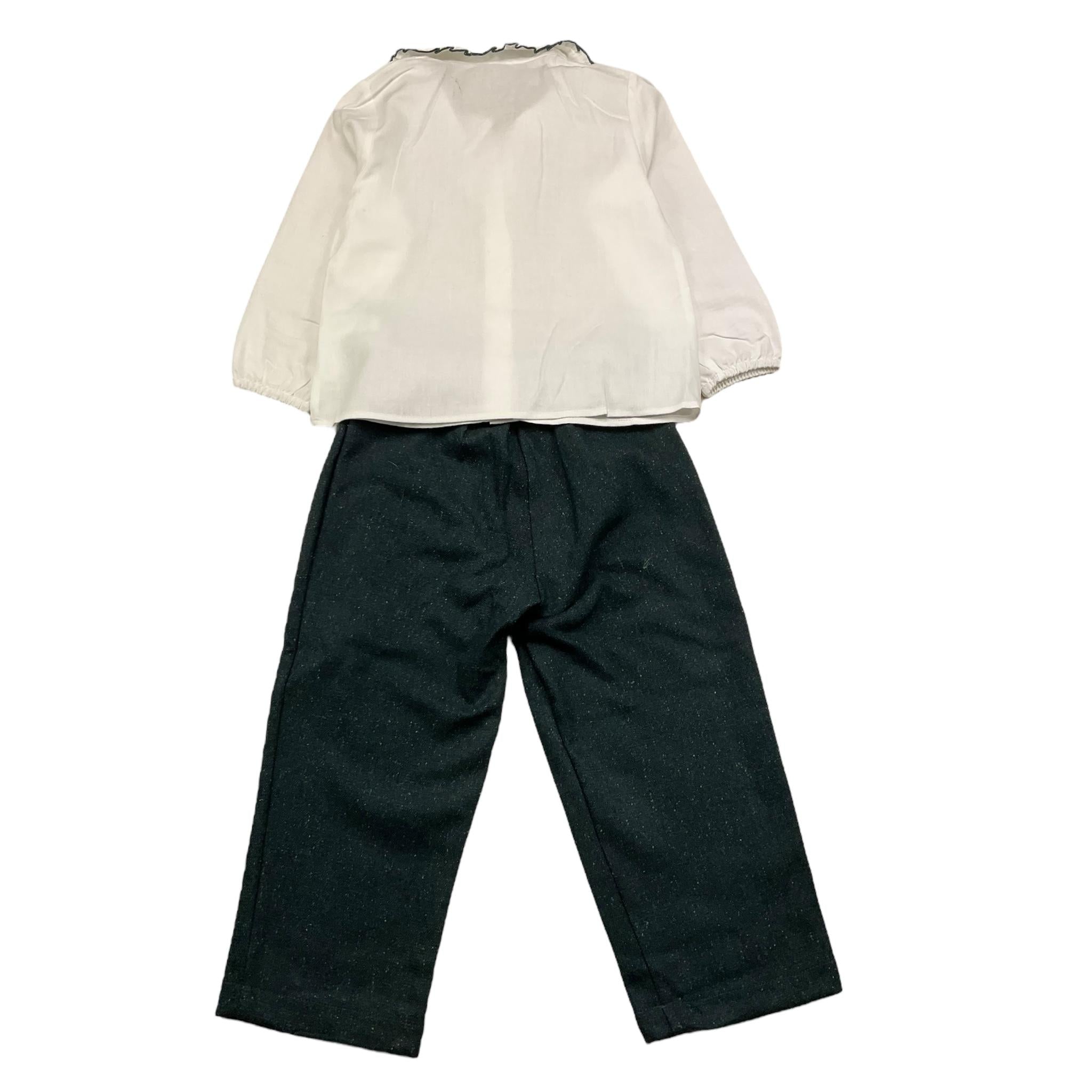 BARCELLINO completo 2 pezzi camicia-pantalone Bianco per Neonata 115307 BIANCO BARCELLINO 