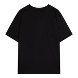 Moschino T-Shirt Girocollo Tinta Unita con Stampa per Bambino HRM050 NERO MOSCHINO 
