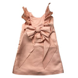 Fun &amp; Fun Einfarbiges ärmelloses Kleid mit rosa Schleife für Baby Mädchen