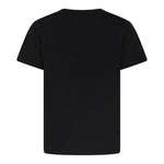 Balmain T-Shirt Tinta Unita con Stampa per Bambina BV8Q21 NERO BALMAIN 