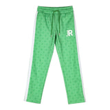 John Richmond Einfarbige Hose mit elastischem Bund und grünem Logo für Jungen