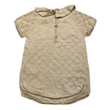 Wedoble Baby Strampler Halblang Beige Gefärbt
