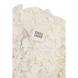 Dou Dou Abito Girocollo Tinta Unita con Applicazioni per Bambina DW1A91XX PANNA DOU DOU 