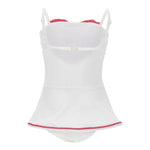 Monnalisacostume Tinta Unita con Stampa per Neonata 19E066N BIANCO MONNALISA 