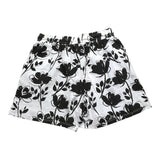 Yours Girl Zweifarbige Shorts mit Muster und elastischer Taille Weiß für Mädchen