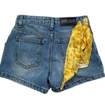 Just Cavalli Short In Denim Tinta Unita con Foulard per Bambina JGP26160SH BLU JUST CAVALLI 