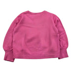 LIU JO maglia girocollo tinta unita con stampa in contrasto Rosa per Neonata KF4037XX ROSA LIU JO 