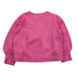 LIU JO maglia girocollo tinta unita con stampa in contrasto Rosa per Neonata KF4037XX ROSA LIU JO 
