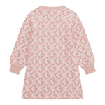 GUESS abito girocollo tinta unita con fantasia Rosa per Bambina K4BK17Z2PA0 ROSA GUESS 