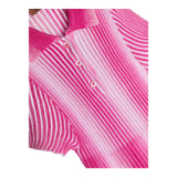 Missoni 2-teiliges Polo-Short-Set in Fuchsia für Mädchen
