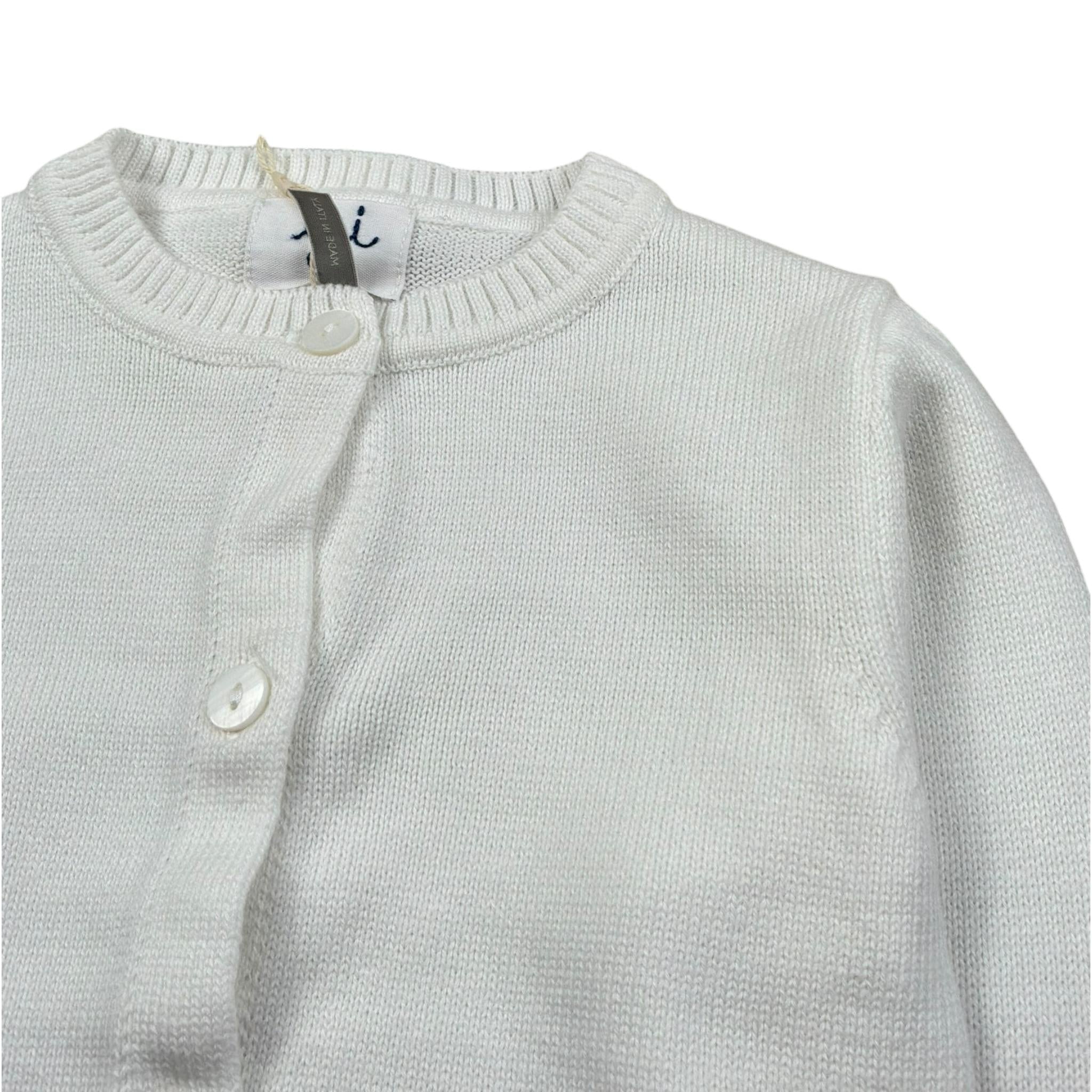 Malvi & Co Cardigan tinta unita Panna per Bambino SCCI152GFMM PANNA MALVI & CO 