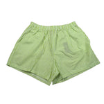 Dou Dou Short Fantasia A Righe con Brillantini per Bambina DW6B39 BIANCO/VERDE DOU DOU 