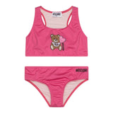 Moschino Costume 2 Pezzi Top-Mutandina Tinta Unita per Bambina HAL00P FUXIA MOSCHINO 