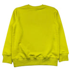 JOHN RICHMOND felpa chiusa girocollo tinta unita con stampa Verde acido per Bambino RBA25185FE VERDE ACIDO JOHN RICHMOND 