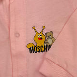 MOSCHINO tutina tinta unita con stampa Rosa per Neonata MUY08C ROSA MOSCHINO 