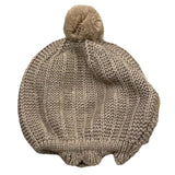 CONDOR cappello tinta unita con pon pon Fango per Neonata 022108 FANGO CONDOR 